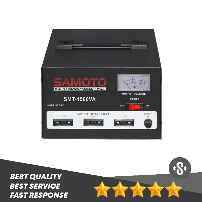 Jual Stabilizer SAMOTO SMT - 1500VA - 1500N | Shopee Indonesia