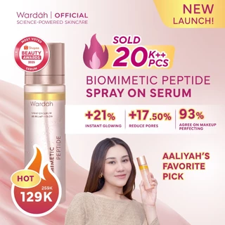 [Wardah Member Exclusive] Wardah Spray On Serum 105 ml - Instant Glowing First Serum Spray - Kulit lebih glowing dan kenyal, Spray Serum, Setting Spray, Radiance Booster, Multifungsi Skincare pendukung Makeup - Skincare
