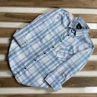 Kemeja Flanel Pria Dan Wanita Lengan Panjang Motif Kotak Kualitas Premium