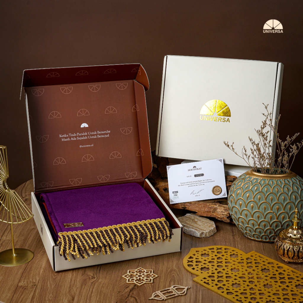 Jual (New Box) Universa Sajadah LAVENDER (M) - Sajadah UNGU Hijabers ...