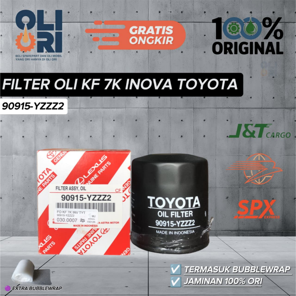 Jual Filter Oli Kijang Kapsul 7K | Innova TOYOTA 90915-YZZZ2 Oil Filter ...