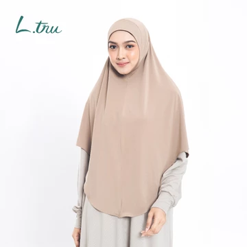 L.Tru Bergo Dagu Size Medium Jilbab Instan Strecth Bergo Strechy Daily