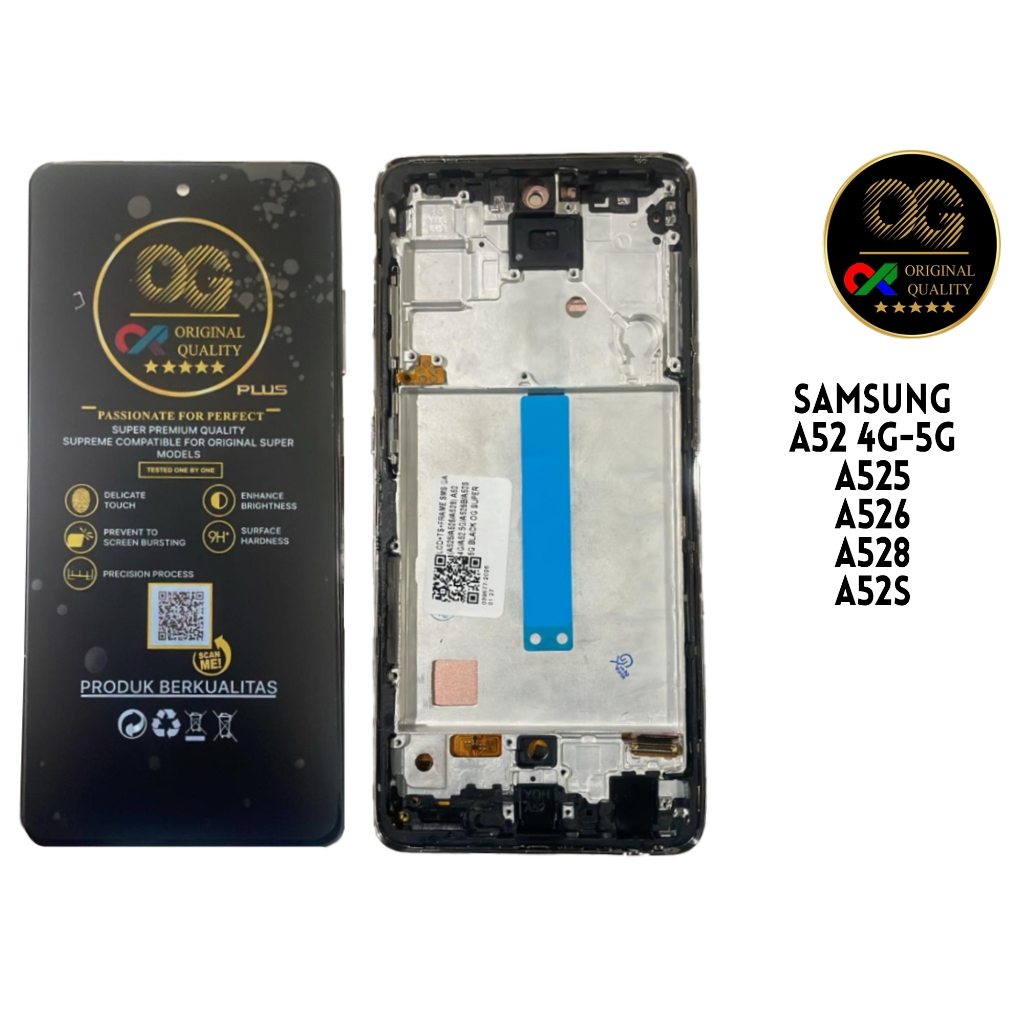 Jual (OG SUPER) LCD SAMSUNG A52 4G-5G / A525 / A526 / A528 / A52S OG ...