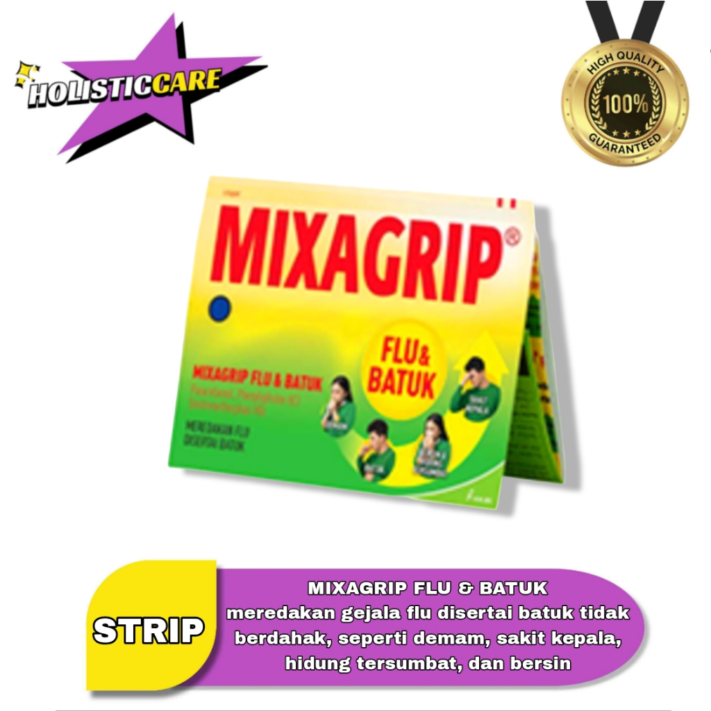 Jual Mixagrip Strip 4 Tablet - All Variant Flu, Flu & Batuk | Shopee ...