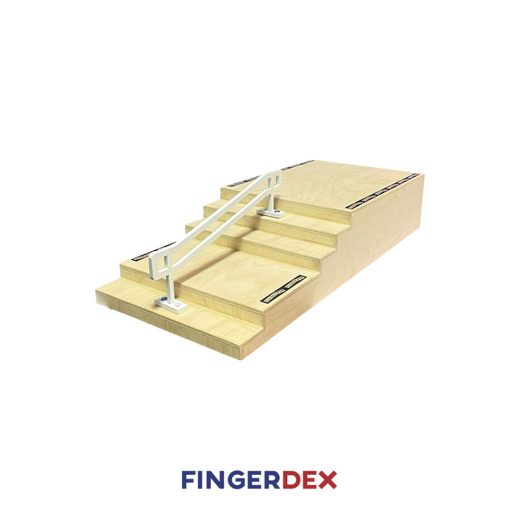 Jual Fingerpop Fingerboard Ramps : Stair Setup Double Set Rail | Shopee ...