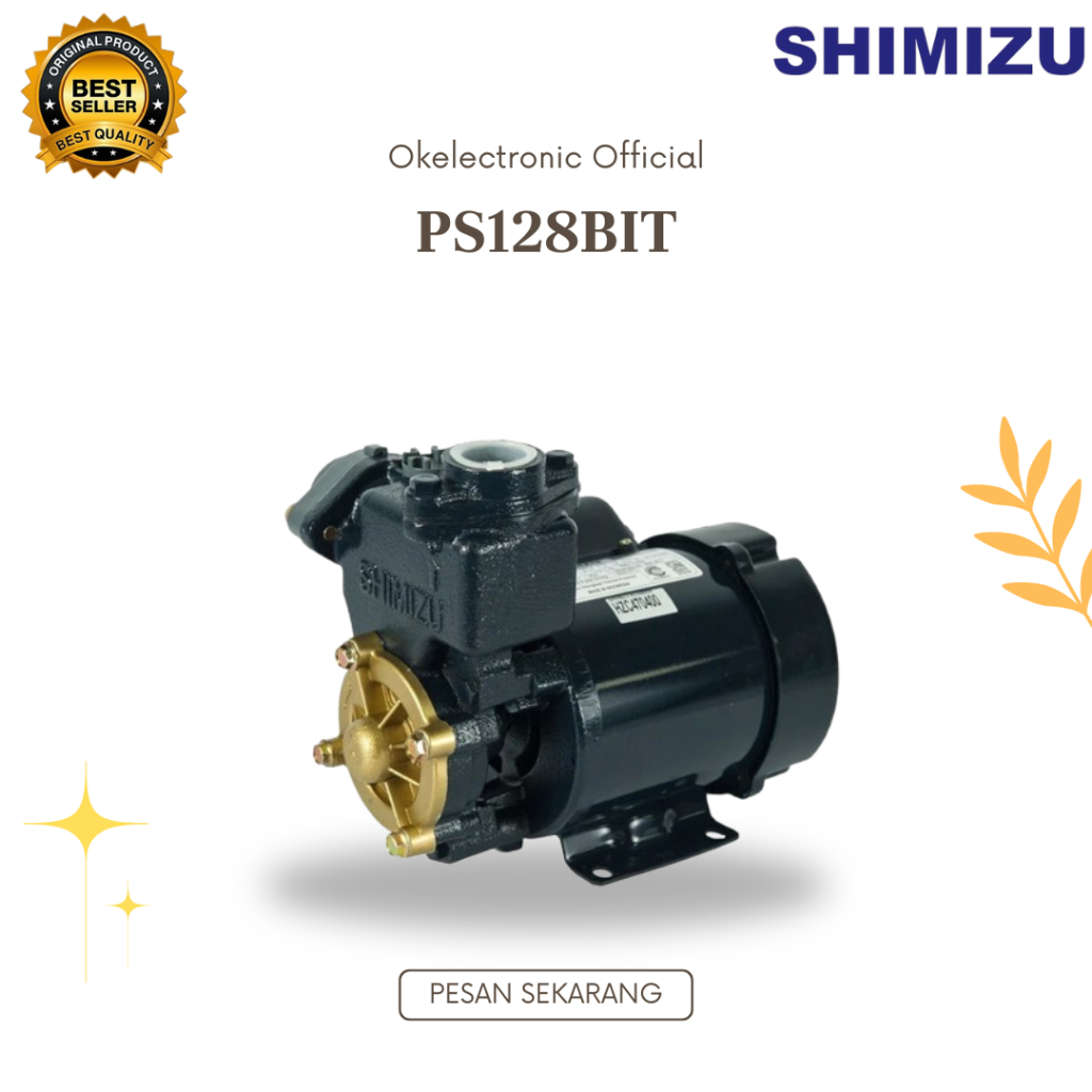Jual POMPA AIR SHIMIZU PS 128 BIT NON AUTO WATER PUMP/PS128BIT/PS ...