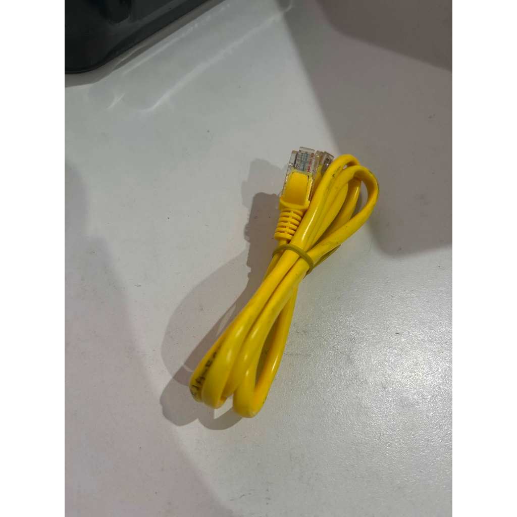 Jual Kabel LAN RJ45 Ethernet-1 METER-Kuning | Shopee Indonesia