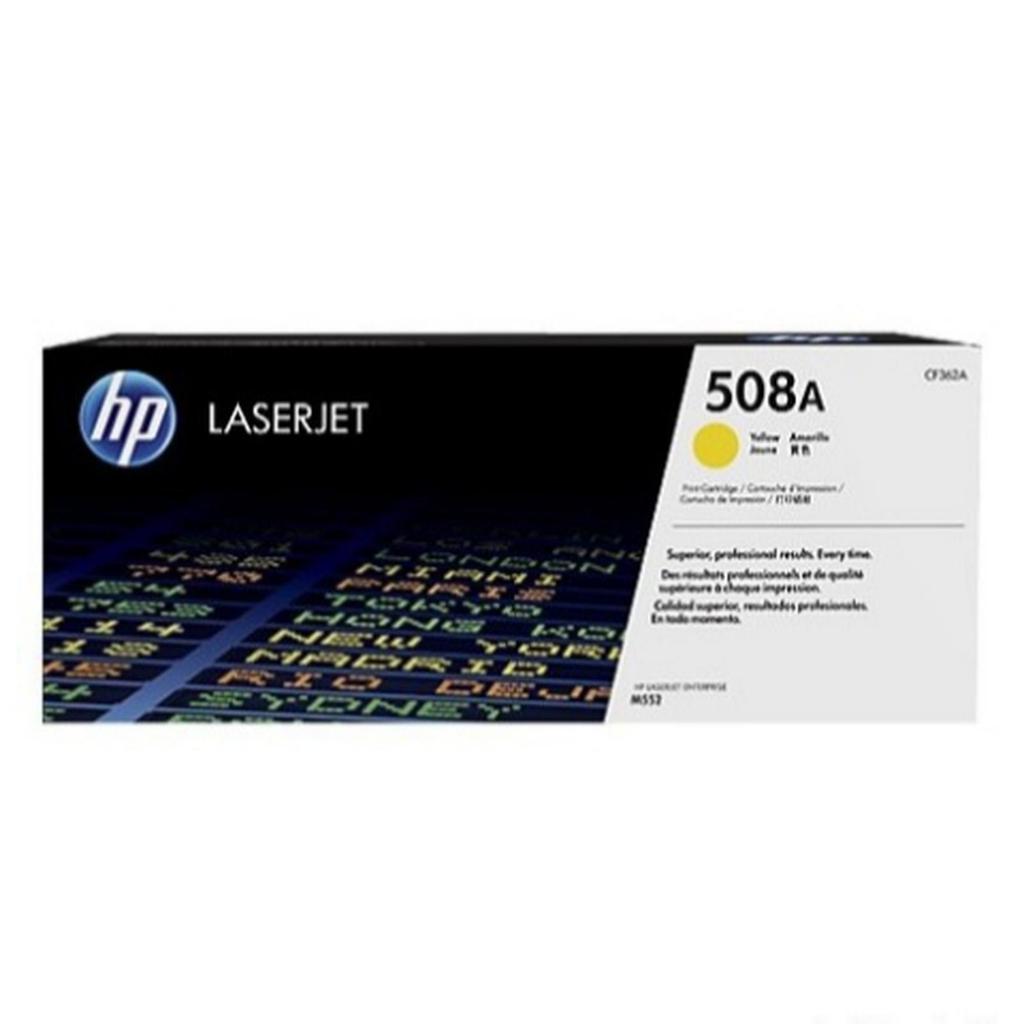 HP Toner 508A Black Cyan Magenta Yellow LaserJet Cartridge Original [CF360A  CF361A  CF362A  CF363A] (5)
