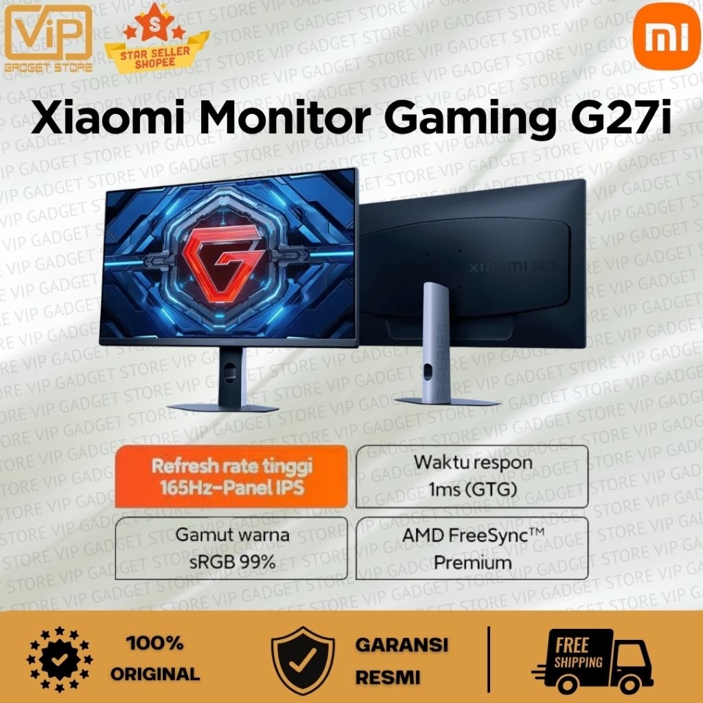 Jual XIAOMI GAMING MONITOR G27i 2026 | FASTER REFRESH RATE 200HZ | FAST ...
