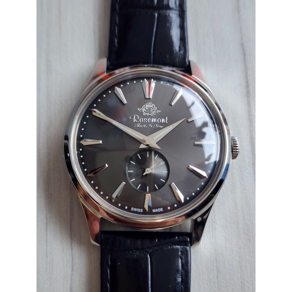 Jual Rosemont Back In Time B909-SBS Small Second Swiss Made Quartz