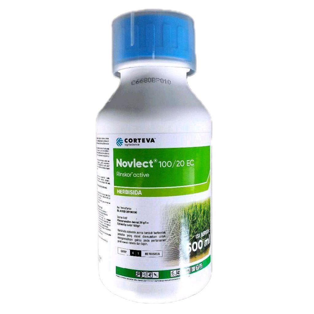 Jual Herbisida Novlect 100/20 EC Pembasmi Gulma Rumput Padi Kemasan 500 ...