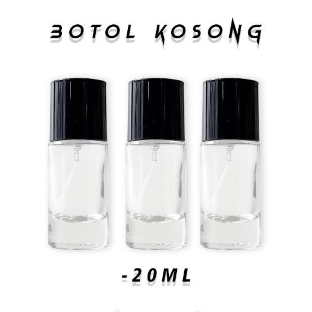 Jual Botol Cassa Black 25ml / Botol Casa Hitam 25ml / Botol Parfum ...