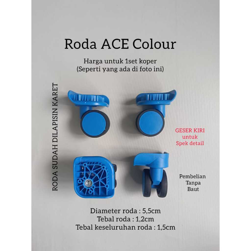 Jual RODA KOPER, RODA DOUBLE WHEEL, RODA KOPER FIBER, RODA CINCIN ...