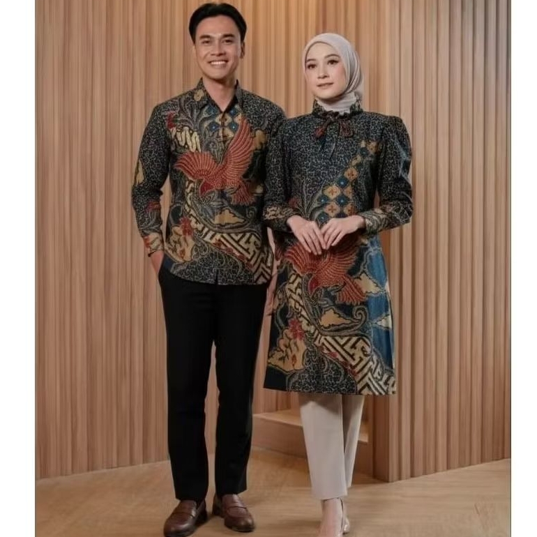Batik Couple Pasangan Motif Qesha L