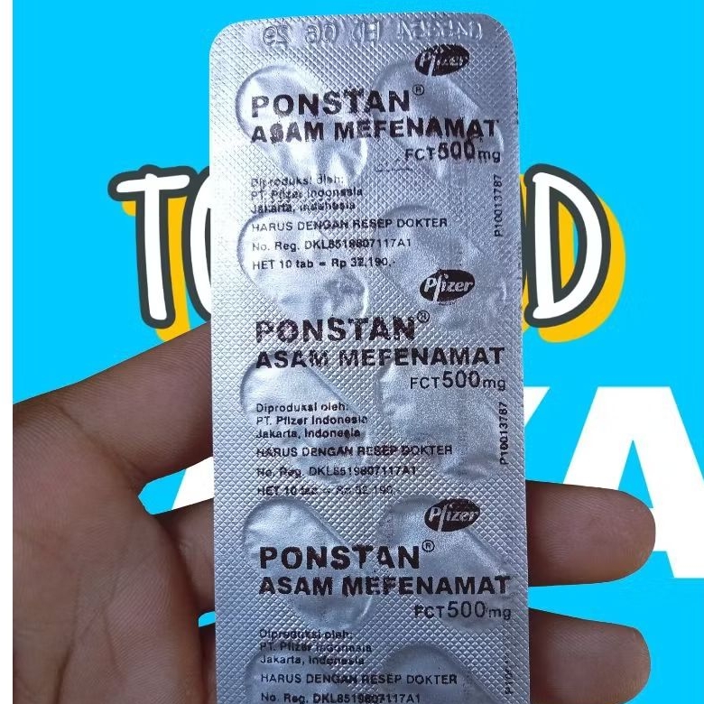 Jual Ponstan Obat sakit gigi 1blister isi 10pcs | Shopee Indonesia