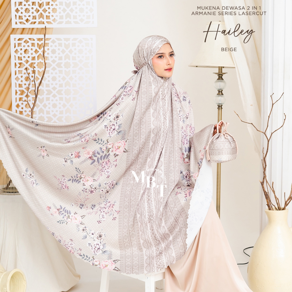 MUKENA BALI TASIK - MUKENA DEWASA 2 IN 1 ARMANY SILK HAILEY SERIES