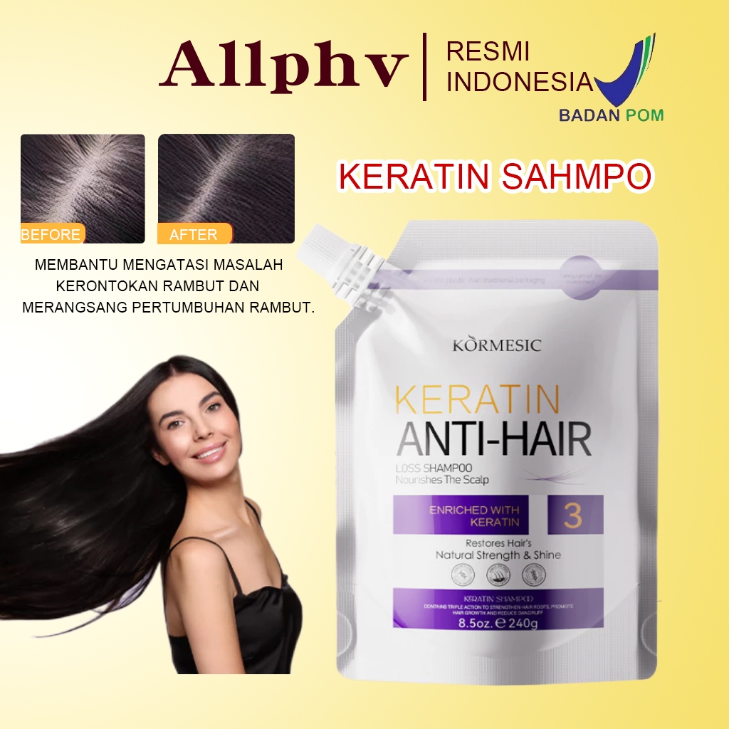 Jual Kormesic Shampoo Keratin Anti Hair Loss 240ml | Anti Rontok ...