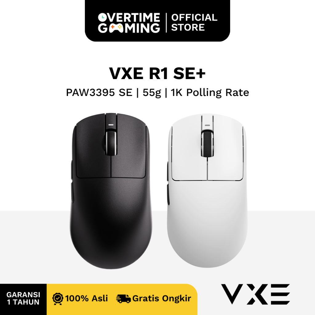 Jual VGN VXE R1 SE+ SE Plus Wireless Light Weight Gaming Mouse Triple ...