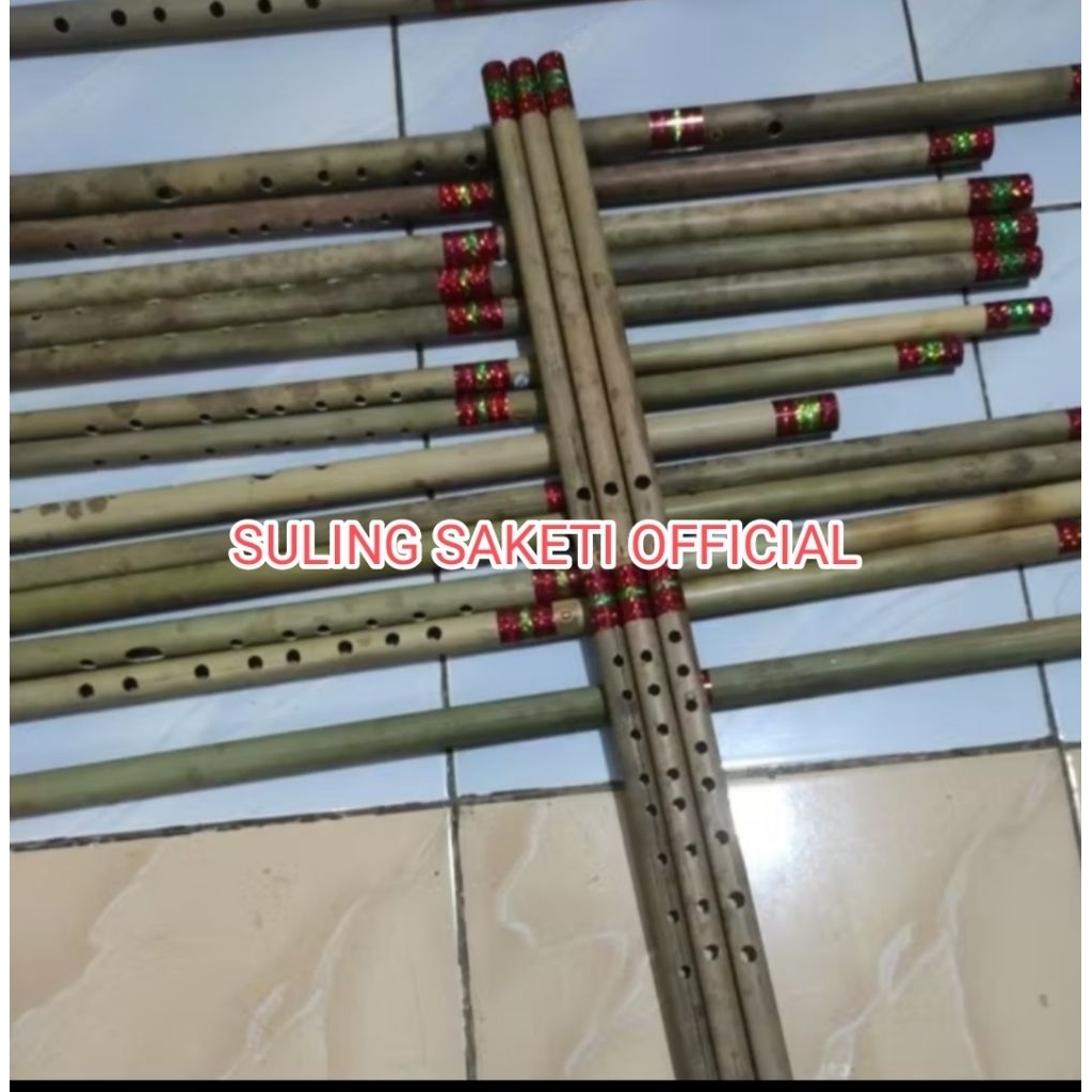 Jual Suling Bambu Nada F kecil panjang 60cm Seruling Tradisional ...