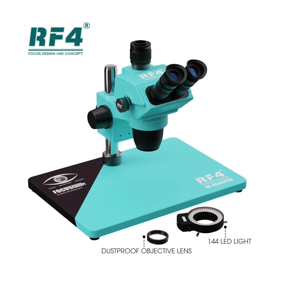 Jual MICROSCOPE STEREO RF4 RF-6565 PRO / 6565 PRO 6.5X-65X TRINOCULAR ...