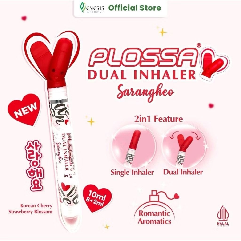 Jual Plossa Dual Inhaler Sarangheo | Shopee Indonesia