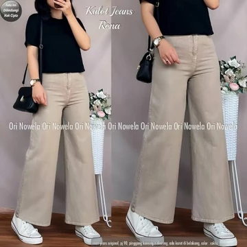 Kulot Moza Jeans Wanita Premium Bahan Lembut
