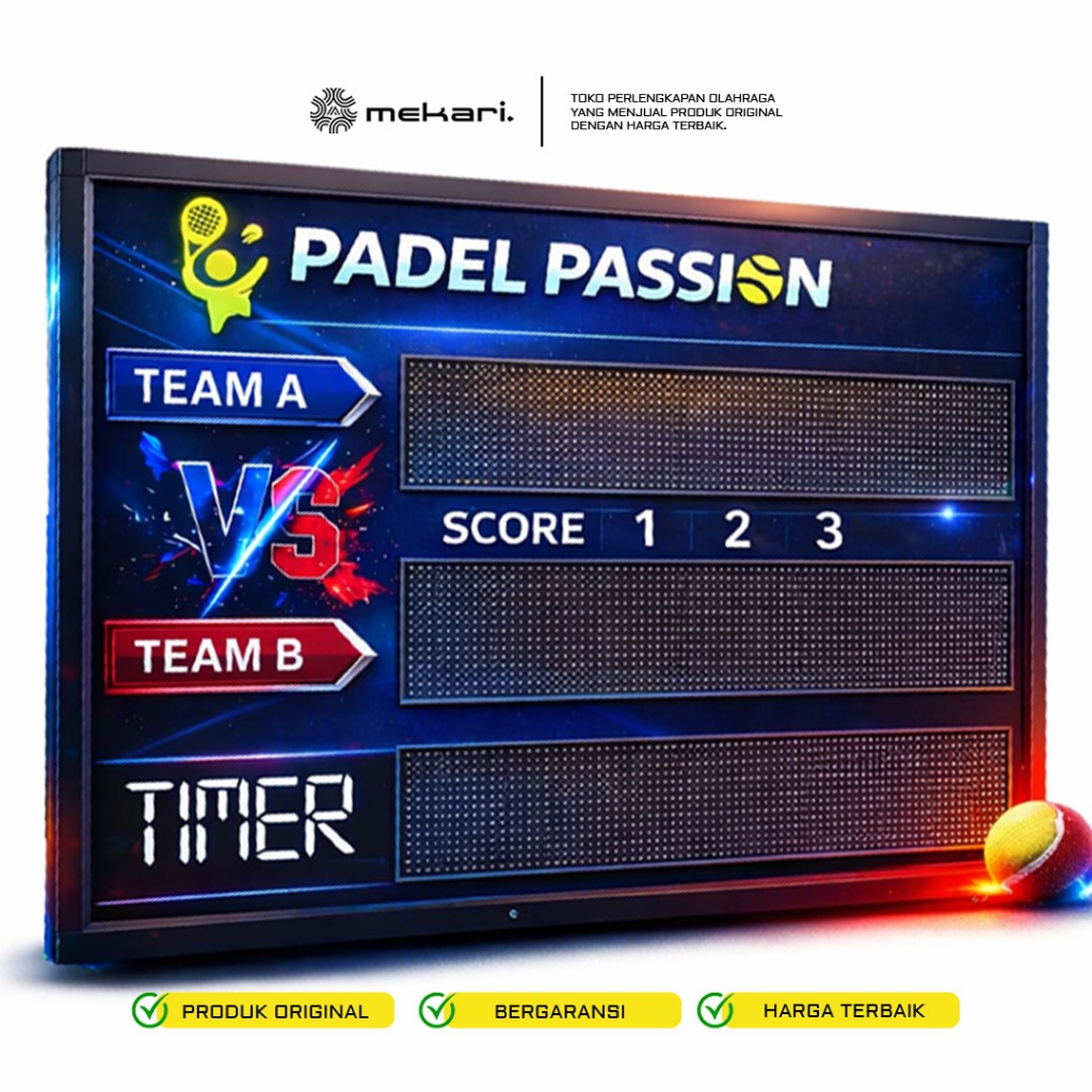 Jual Electronic Scoreboard Padel Monoid (Indoor Digital Scoreboard ...