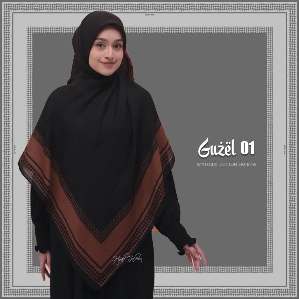 Cotton Guzel By HIJAB GALERIA Size 140×140cm Syar'I