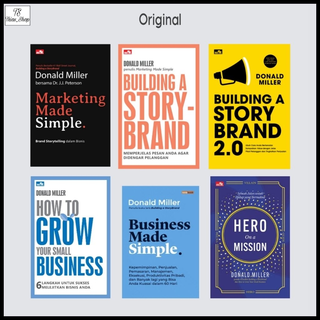 Jual Buku Business Marketing Made Simple Building Storybrand Story ...