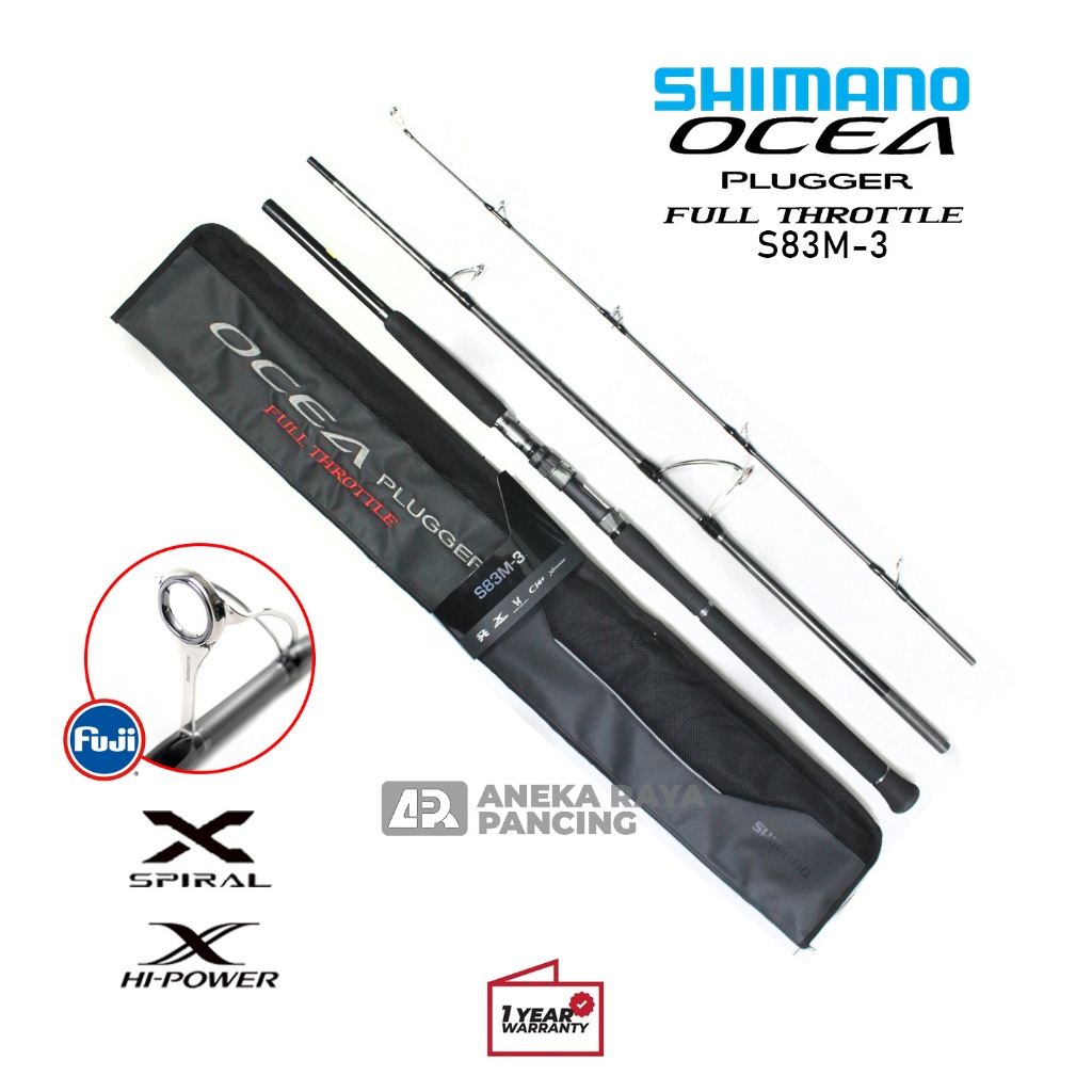 Jual JORAN SHIMANO 24 OCEA PLUGGER FULL THROTTLE / Joran Pooping