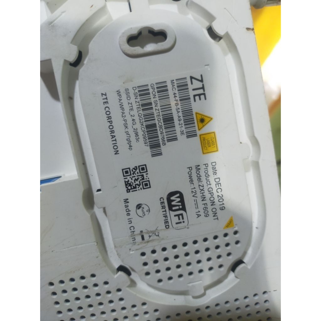 Jual wifi/router ZTE ZXHN f609 ( non adaptor) | Shopee Indonesia