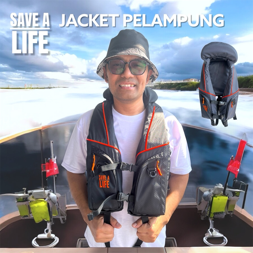 Jual SAVE A LIFE | Life Jacket | Rompi Pelampung Mancing | Jaket Baju ...
