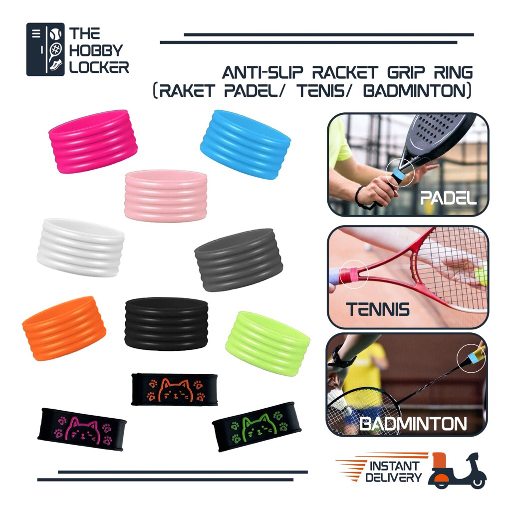 Jual [READY] Karet Stopper Band Handle Grip Raket Anti-Slip Racket Grip ...