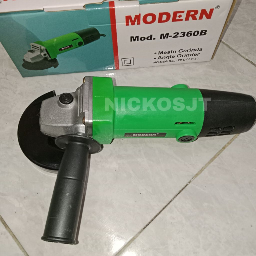Jual Mesin Gerinda Tangan Grenda 4” Gurinda Grinder Modern M2360 M2360B ...