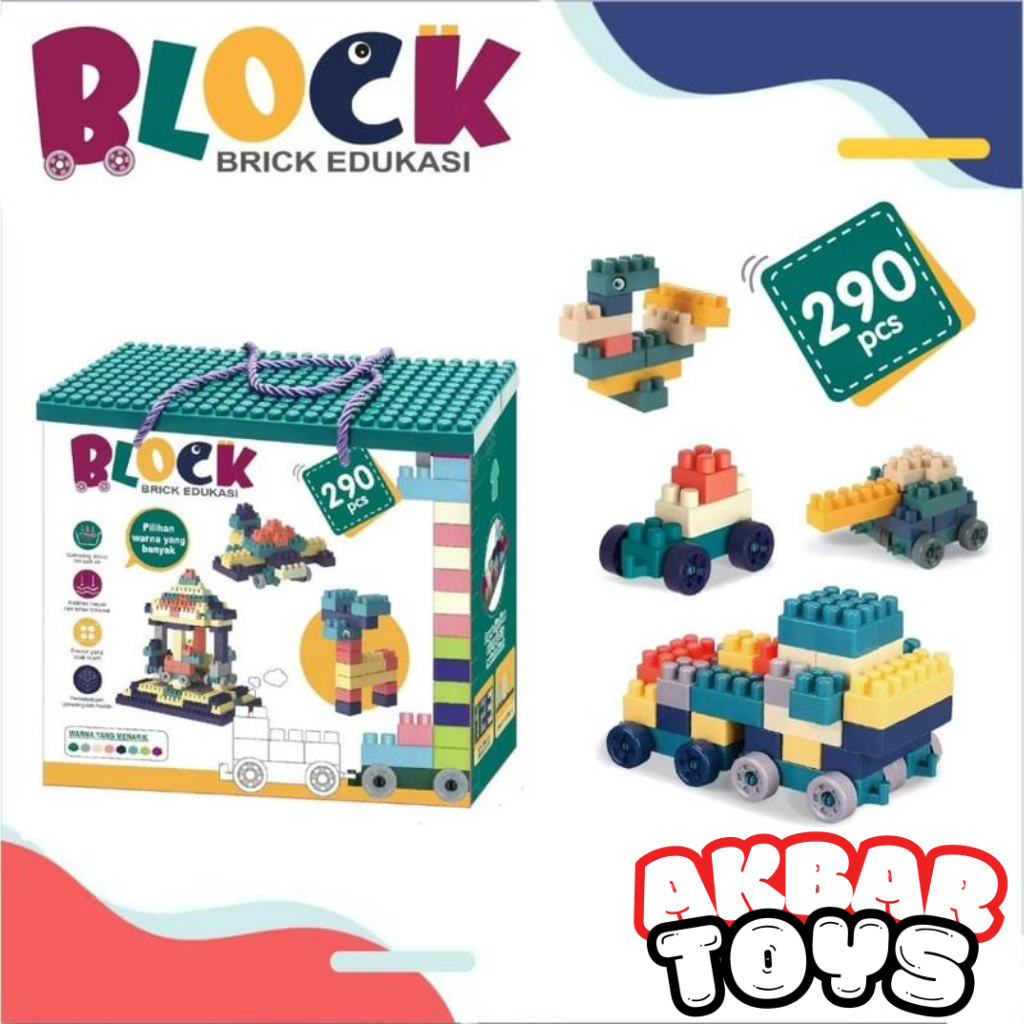 Jual Mainan Block Balok Susun Blocks Paradise 290pcs | Shopee Indonesia