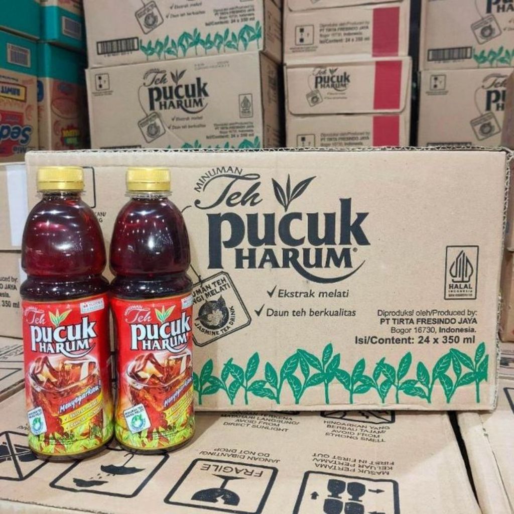 Jual Teh Pucuk Harum 350ml 1 Dus Isi 24 Botol Teh Herbal Lembut