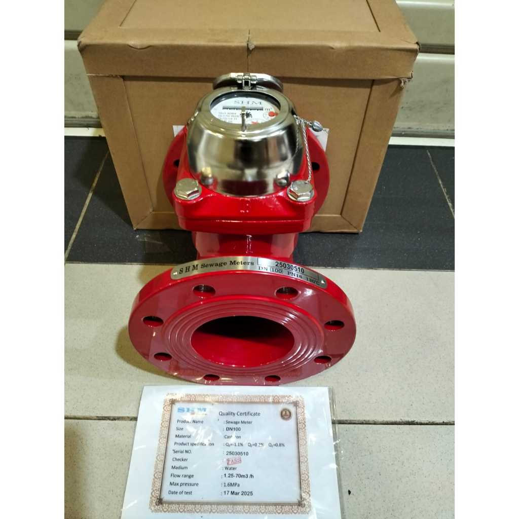 Jual Flow Meter Air Limbah Merk SHM Size 4 Inch ( 100mm ) | Shopee ...