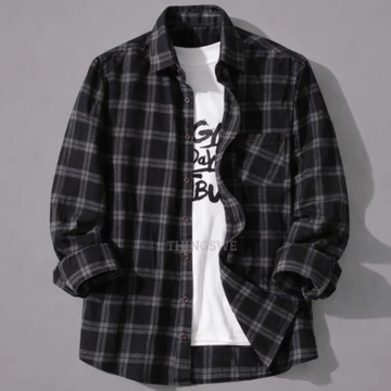 Flanel Premium Kemeja Lengan Panjang Pria Wanita