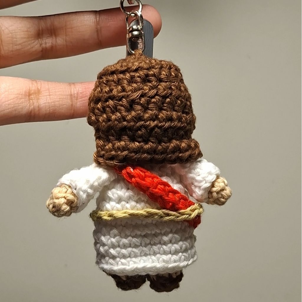 Jual Jesus Keychain Gantungan Kunci Yesus Rajutan Crochet | Shopee ...
