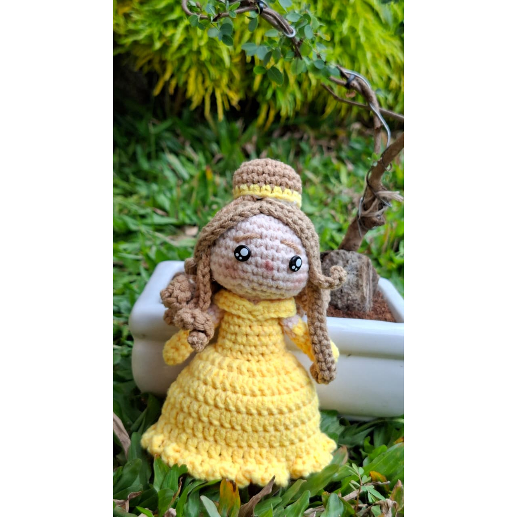 Jual Boneka Rajut Amigurumi Princess Disney - Snow White - Cinderella ...