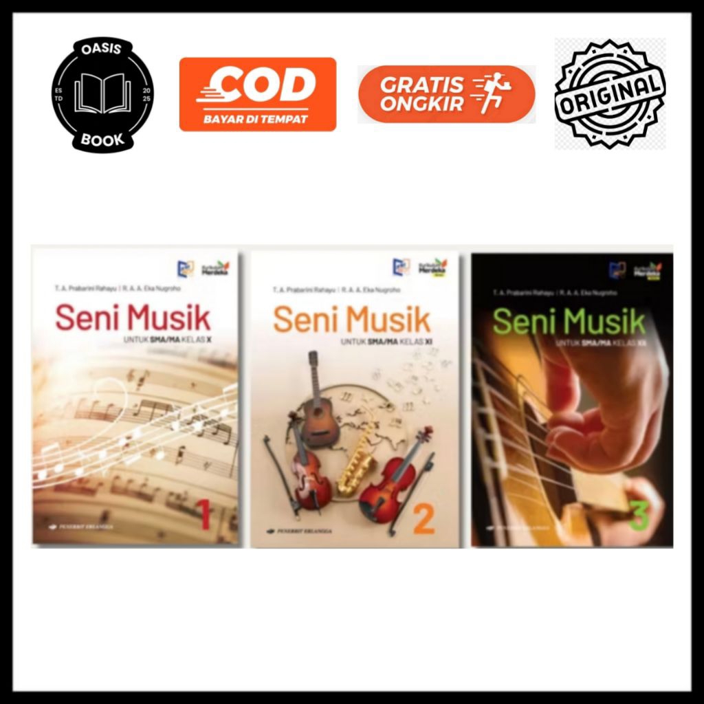 Jual BUKU SENI MUSIK UNTUK SMA/MA KELAS 10 11 12 KURIKULUM MERDEKA ...