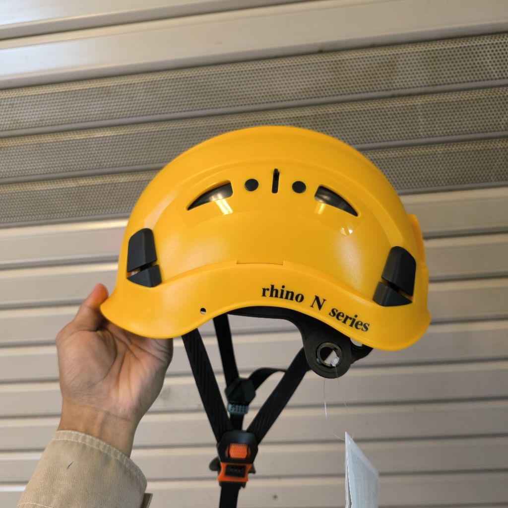 Jual HELM SAFETY RHINO ABS N SERIES WARNA KUNING - HELM SAFETY HELM ...