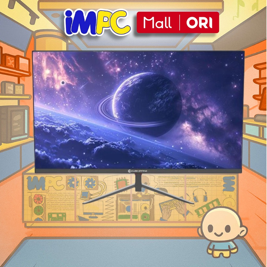 Jual CUBE GAMING IRIS PD-24FH240HZ 24.5-inch FHD Frameless 240Hz ...
