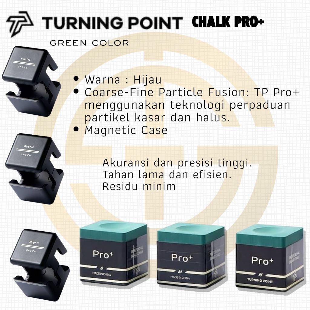 Jual Chalk Turning Point Pro+ - Green (Magnetic Chalk) | Shopee Indonesia