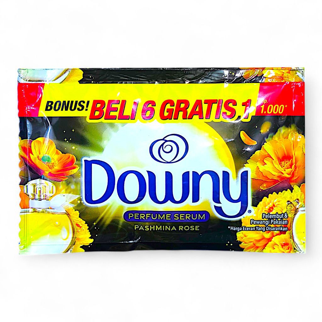 Jual DOWNY PASHMINA ROSE 22ml [1 RENTENG Isi 6 Sachet] - Pelembut ...