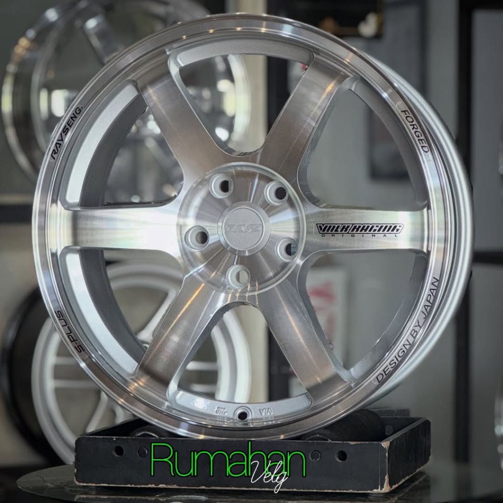 Jual velg racing te37 saga plus r18 lebar 8 pcd 5x114,3 et 45 velg ring ...