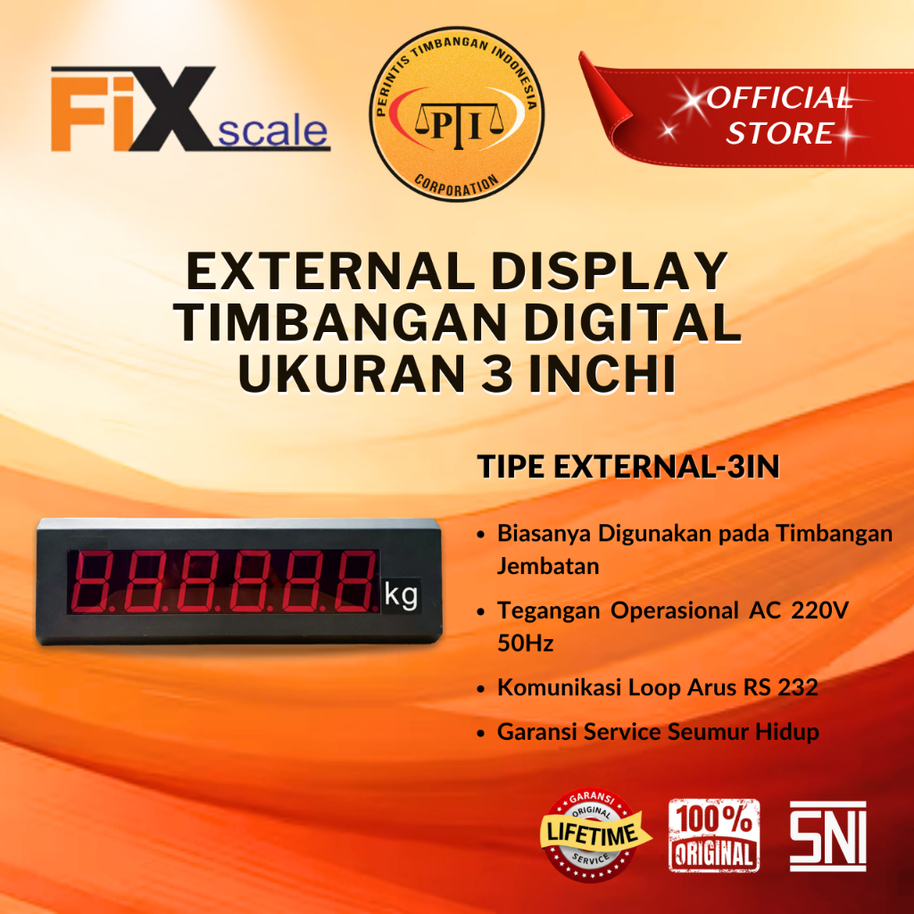 Jual FIX SCALE External Display 3inch 5inch 7inch | Display untuk ...
