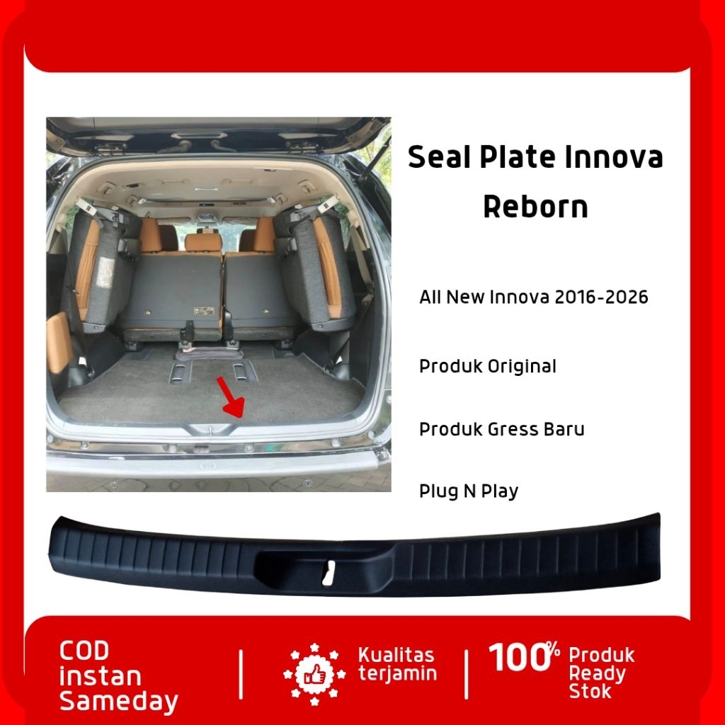 Jual Seal plate sill plate bagasi mobil innova reborn 2016-2025 ...