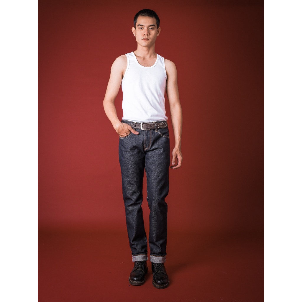Jual Bespoke Project - Digger Classic RHT 100% Cotton Raw Denim 14oz ...
