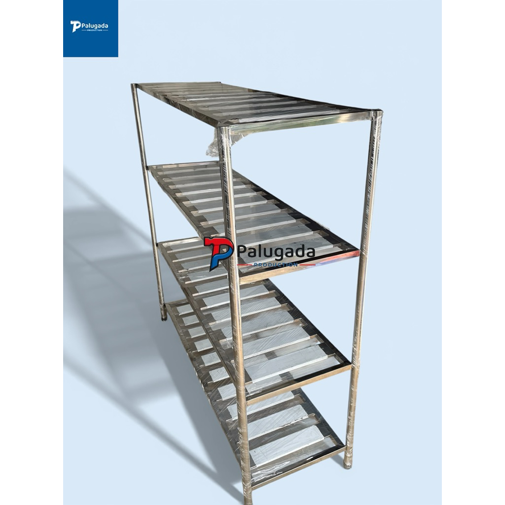 Jual Rak Peniris MBG 4susun Stainless 201, Rak peniris Dapur MBG, Rak ...